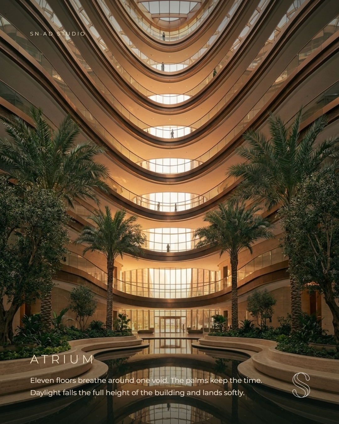Dubai Tower — Atrium
