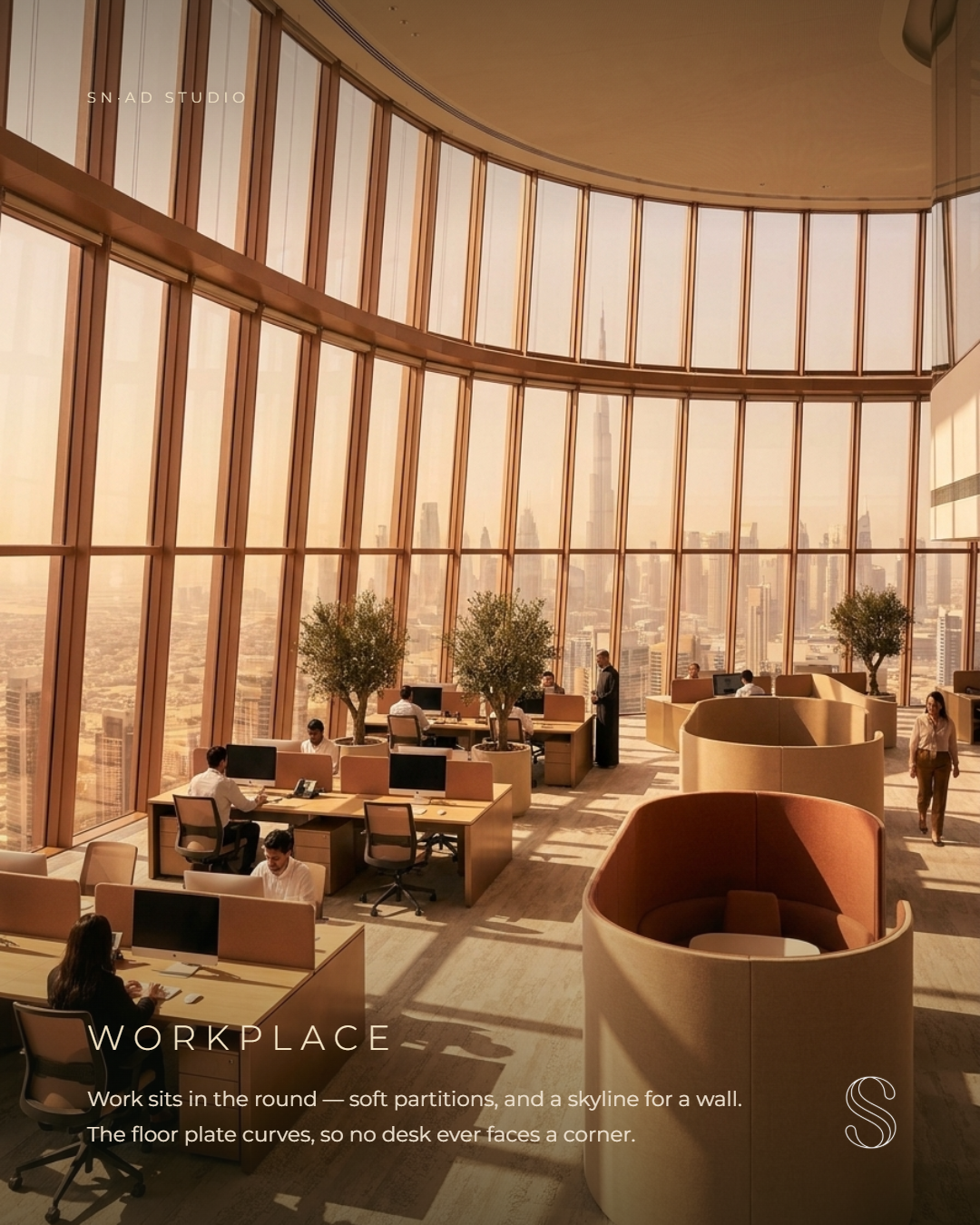 Dubai Tower — Bürogeschoss