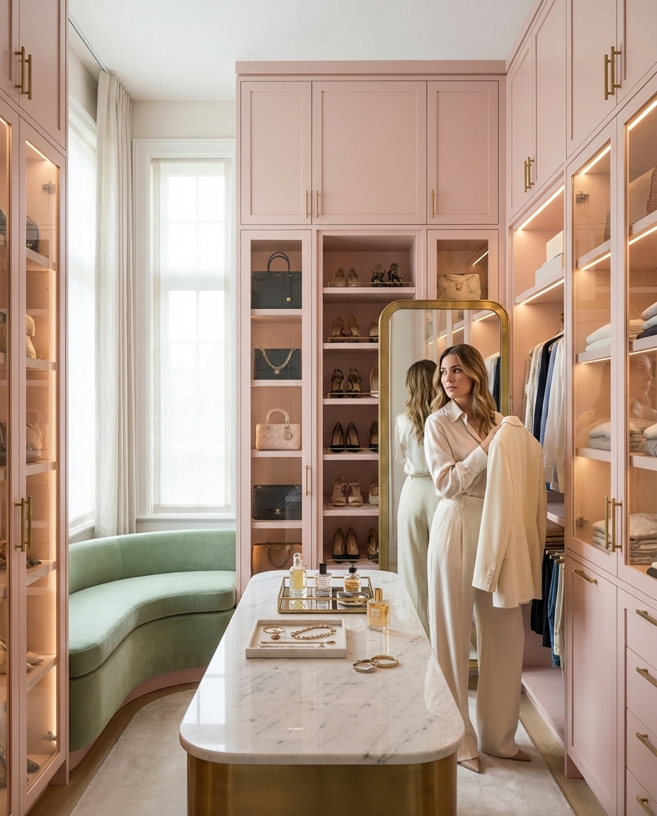 Feminine Apartment — Ankleide