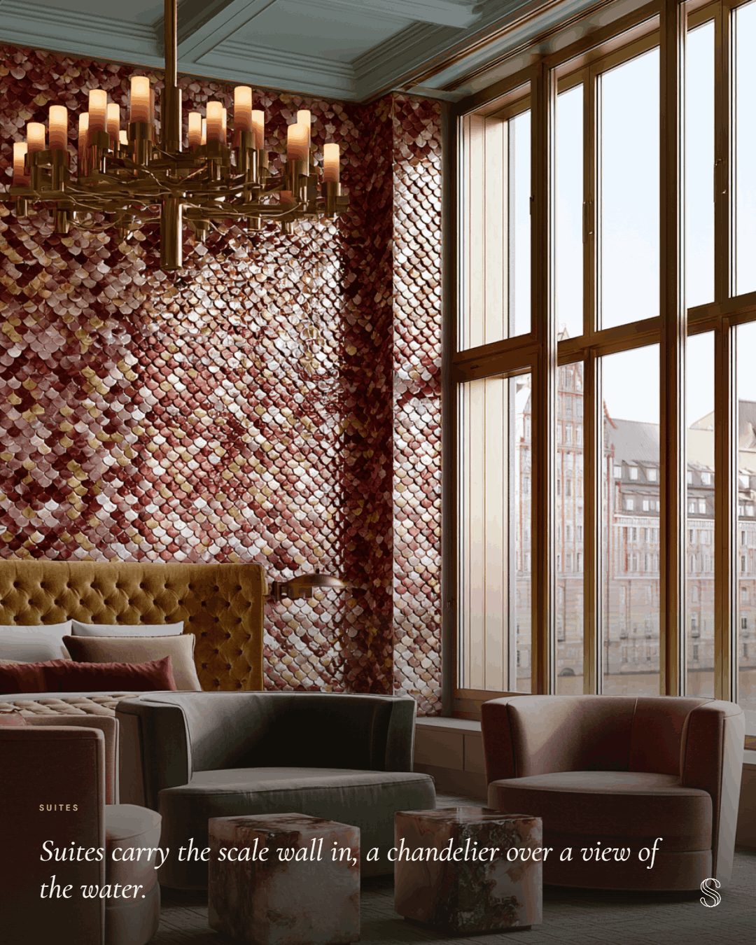 Boutique Hotel Hamburg — Suite mit Kronleuchter