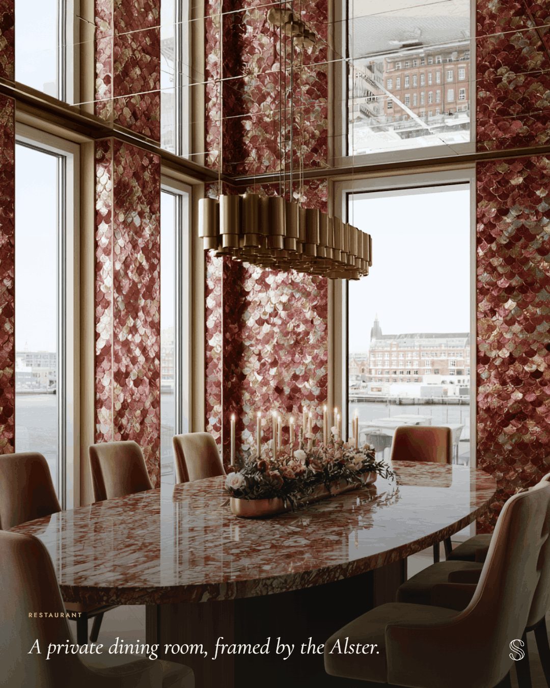Boutique Hotel Hamburg — Privater Speiseraum