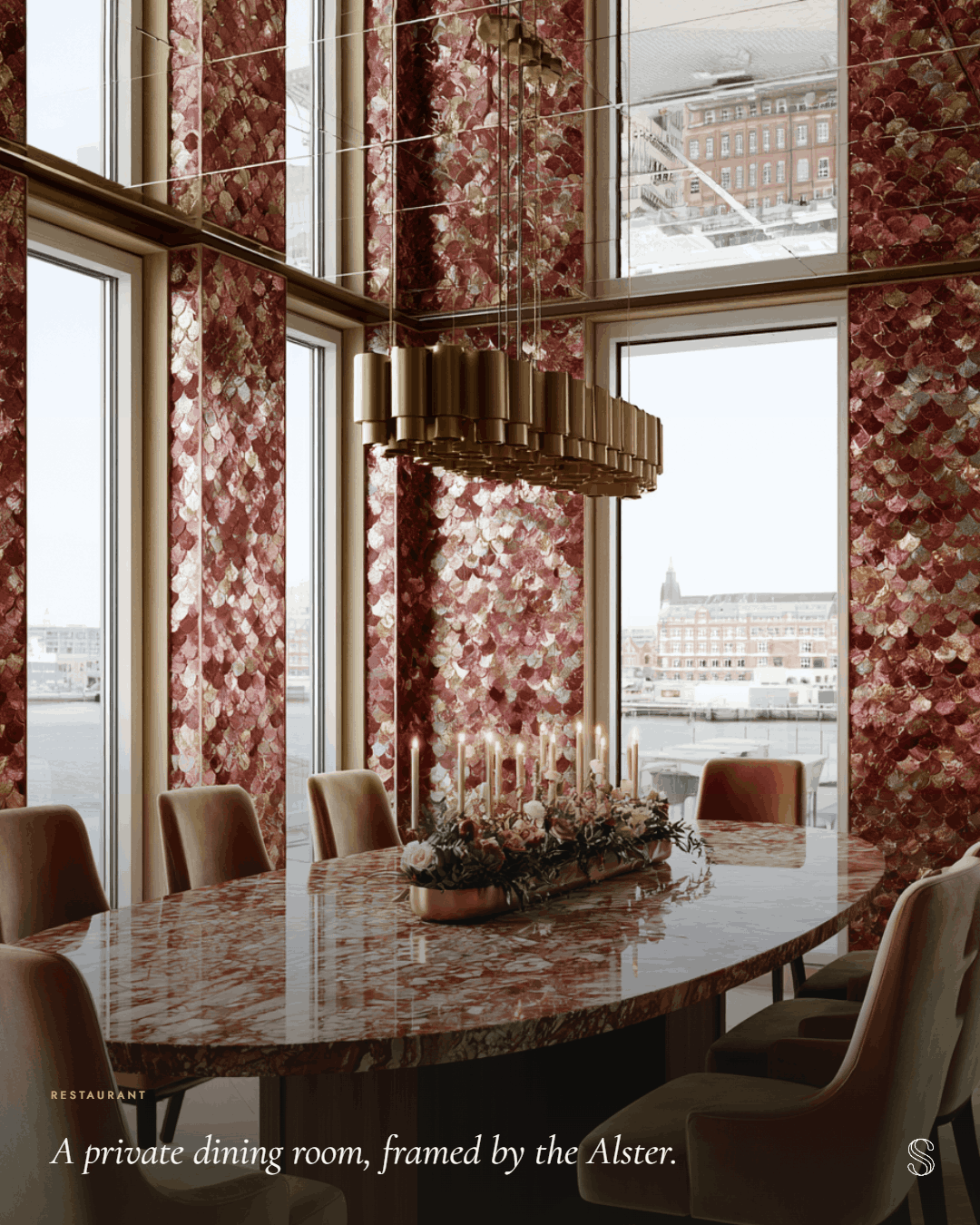 Boutique Hotel Hamburg — Privater Speiseraum